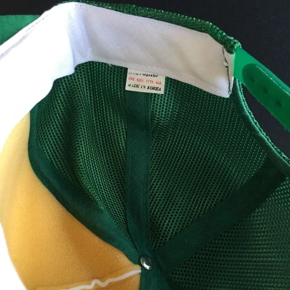 NEW Vintage 1980's Moosehead Beer Green White Trucker Hat Cap Polyfoam Snapback - Picture 11 of 13